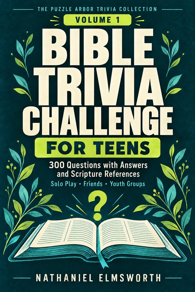 Cover of Bible Trivia Challenge for Teens, Volume 1