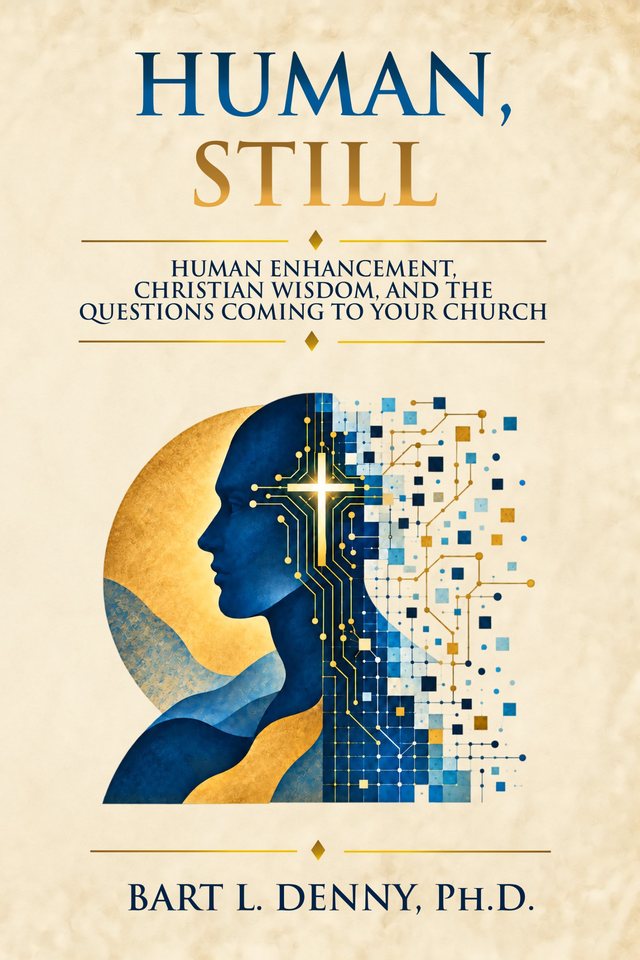 Cover of Human, Still: Human Enhancement, Christian Wisdom, and the Questions Coming to Your Church