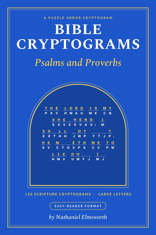 Cover of Bible Cryptograms: Psalms and Proverbs