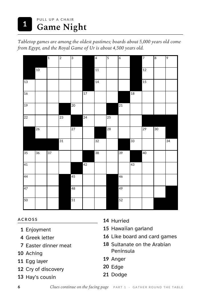 Puzzle 1: the grid