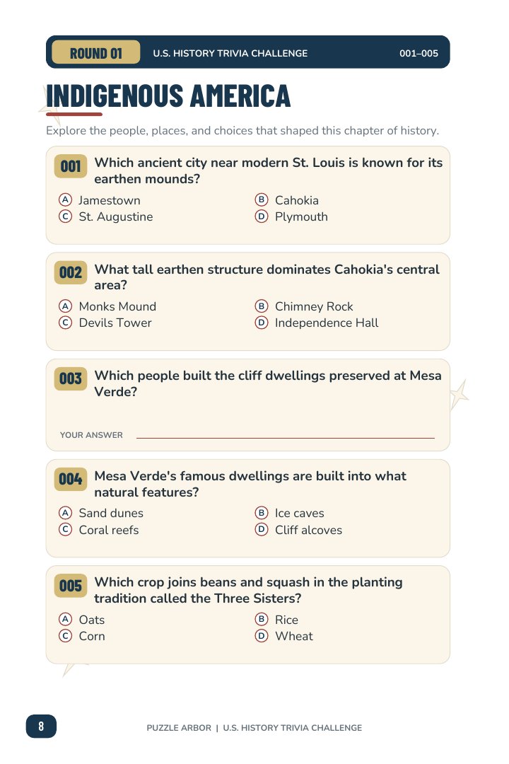 Round 1: the questions