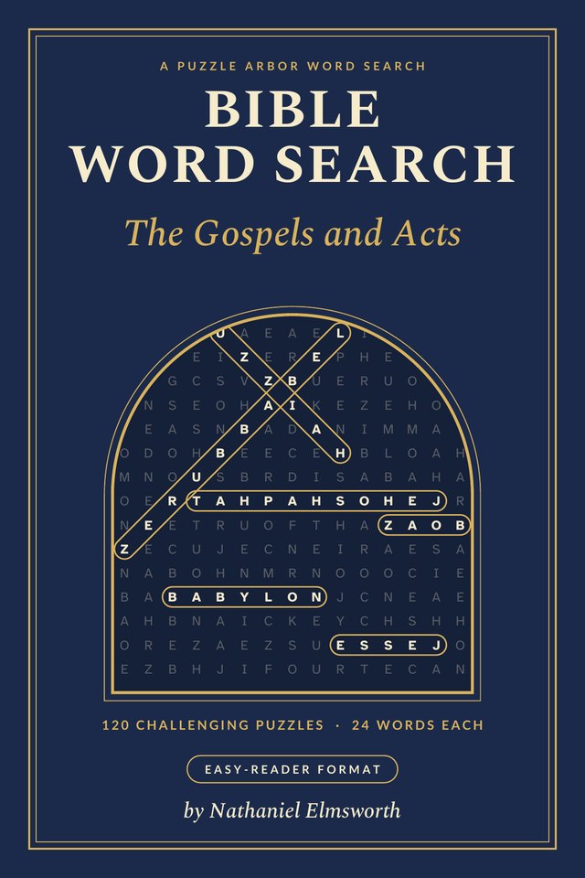 Cover of Bible Word Search: The Gospels and Acts