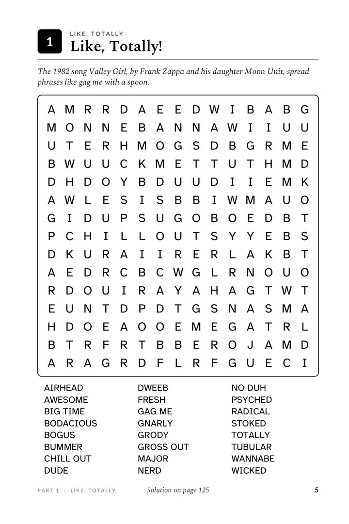Inside: the first puzzle